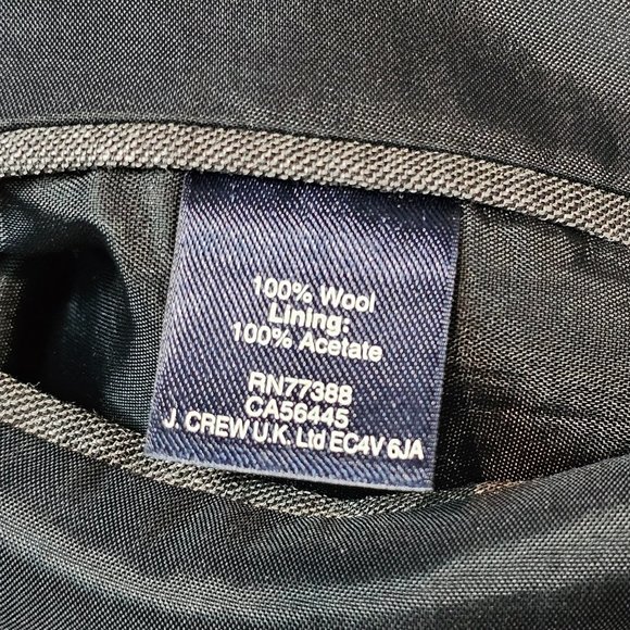 J. Crew Thompson Wool Gray Dual Vented Blazer Sport Jacket Size 42L *EXCELLENT* - Picture 11 of 11